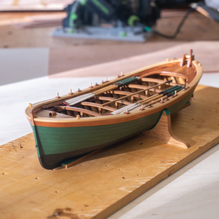 Постройка модели Gozzo S.Caterina 1759 (1:12) Стендовый судомоделизм.