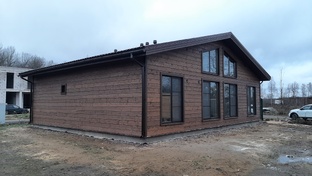 каркасный дом 10х12м 1-эт.