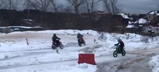 Трасса детского мотокросса