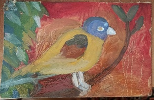 Мысленные рисунки на Аргалите, Холсте.