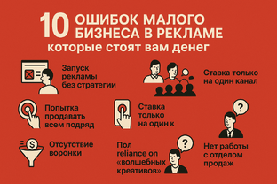 10 ошибок малого бизнеса в рекламе