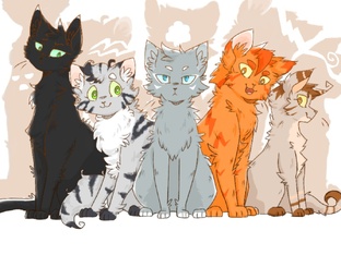 Алфавит по котам-воителям