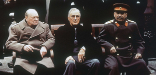 Дипломатическая сцена в годы Великой Отечественной войны.