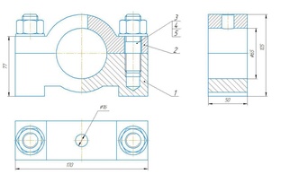 Сборка в КОМПАС-3d и Спецификация