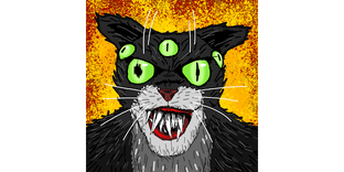 Cat Fred Evil Pet