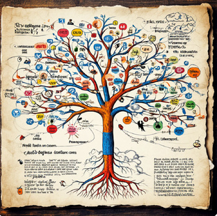 Техника изучения иероглифов Mind Map