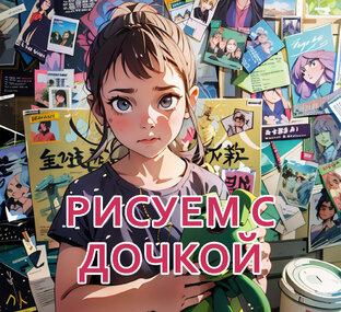 Рисуем с дочкой