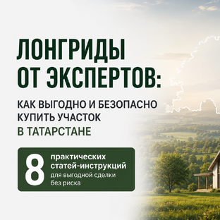 Лонгриды от экспертов: как выгодно и безопасно купить участок в Татарстане