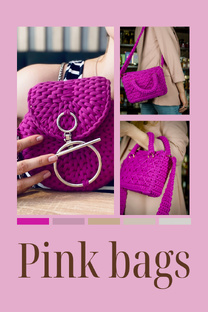 Розовые сумки
