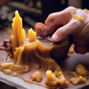 Работа с воском