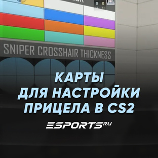 Карты для настройки прицела в CS2