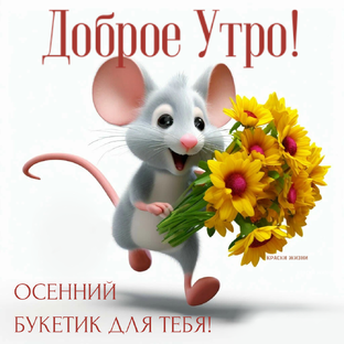 Осенние открытки "Доброе утро"
