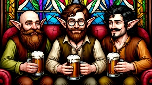 Округлый стол