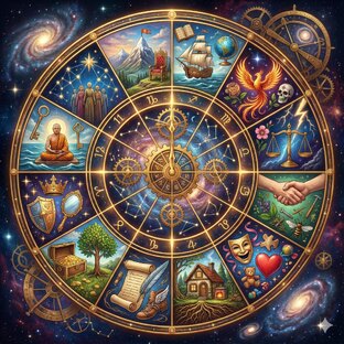 МЕХАНИКА СУДЬБЫ: 6 осей Жизни.