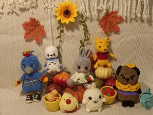 Готовые вязаные игрушки 