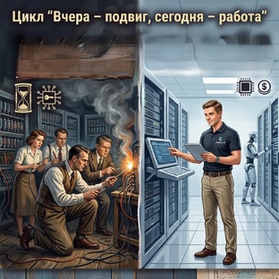 Серия «Вчера — подвиг, сегодня — работа» ⛏️