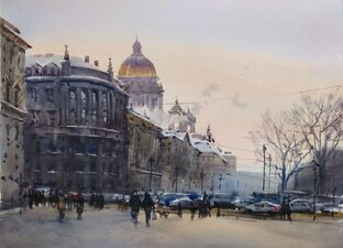 Скоростная акварель.