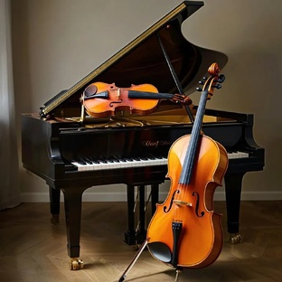 Виолончель, пианино и скрипка