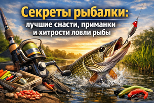 Секреты рыбалки: лучшие снасти, приманки и хитрости ловли рыбы