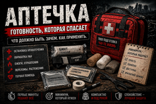 Аптечка: что реально спасает в первые минуты
