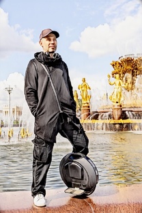 Москва с моноколеса