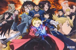 10 из 10: Стальной алхимик: Братство, сериал, 64 серии, 2009 год