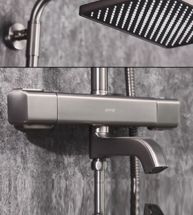 Сантехника в цвете Оружейная сталь 