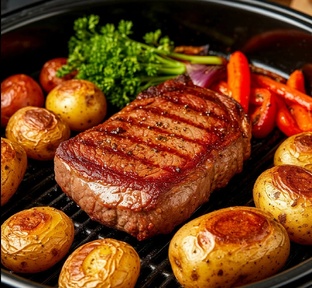 Как приготовить мясо в аэрогриле