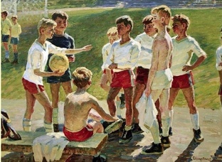 Здесь про  футбол