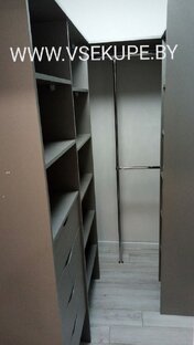 Гардеробная на заказ по индивидуальному проекту