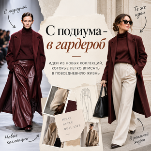 С подиума — в гардероб