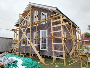 Процесс строительства