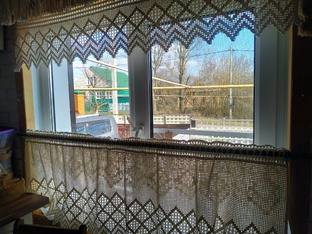 "Бабушкина занавеска" Крючком Мастер-класс попетельноо