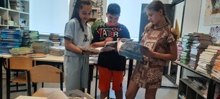 Лето, труд и библиотека.Книги и дети.