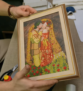 Мастер-классы по оформлению в раму вышивок, картин, алмазных мозаик
