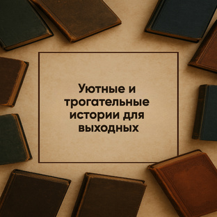 📚 Уютные и трогательные истории для выходных