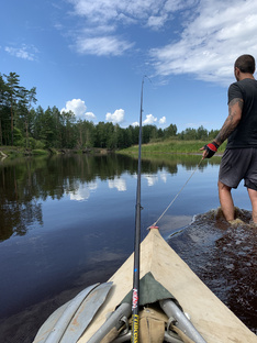 Кемпинг с палаткой.