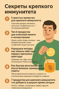 «Секреты крепкого иммунитета».