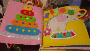 Сенсорные книжки для малышей. 