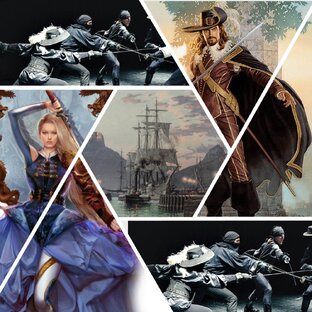 Плащ, кинжал, шпага и дага