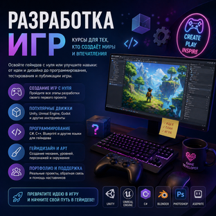 Разработка игр: курсы для создания собственных игровых проектов