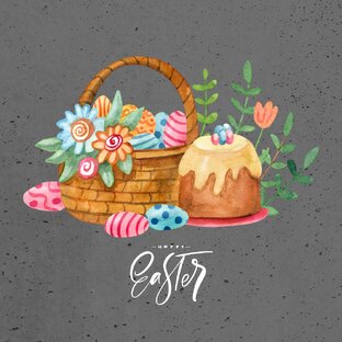 пасхальный декор для домика кукольного