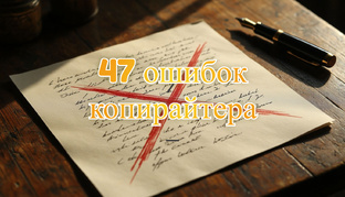 47 ошибок копирайтера
