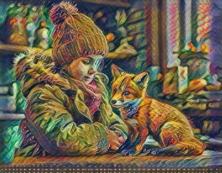Волшебная сказка про Щербинку девочку Лизу, лису Бинку и их друзей.