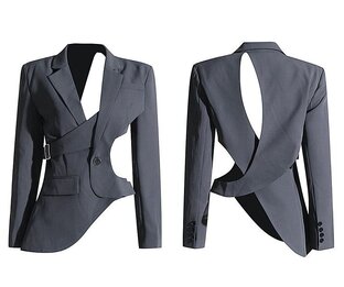 пиджак, ассиметричная