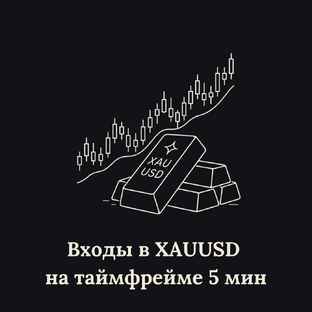 Как искать входы в золоте на пятиминутном графике