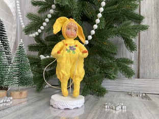 Заюшка - лучик солнышка на вашей елочке