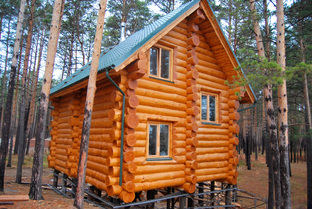 Сруб размером 8.0 х 8.0 