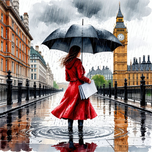 Книга "Под зонтом с серебряными рунами"