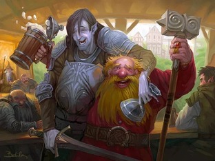 "Алкогольные приключения хмурого гнома и хитрого эльфа" 